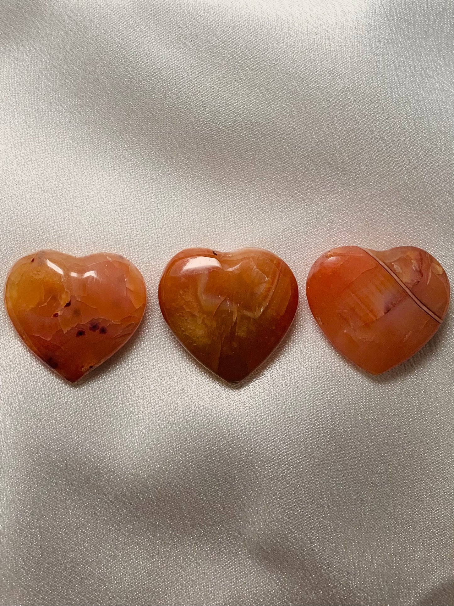 Carnelian Heart Carving