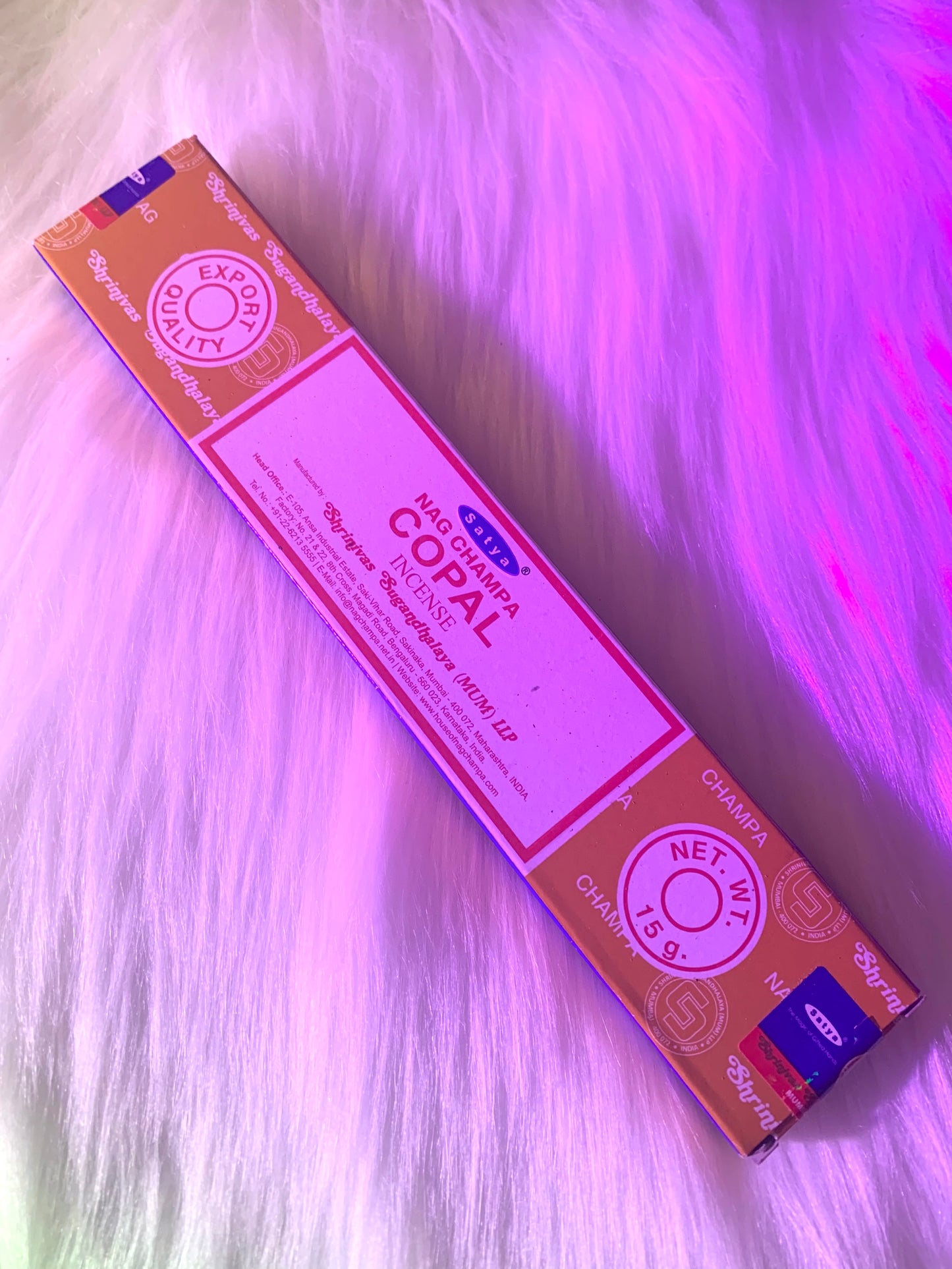 Copal Satya Incense Sticks