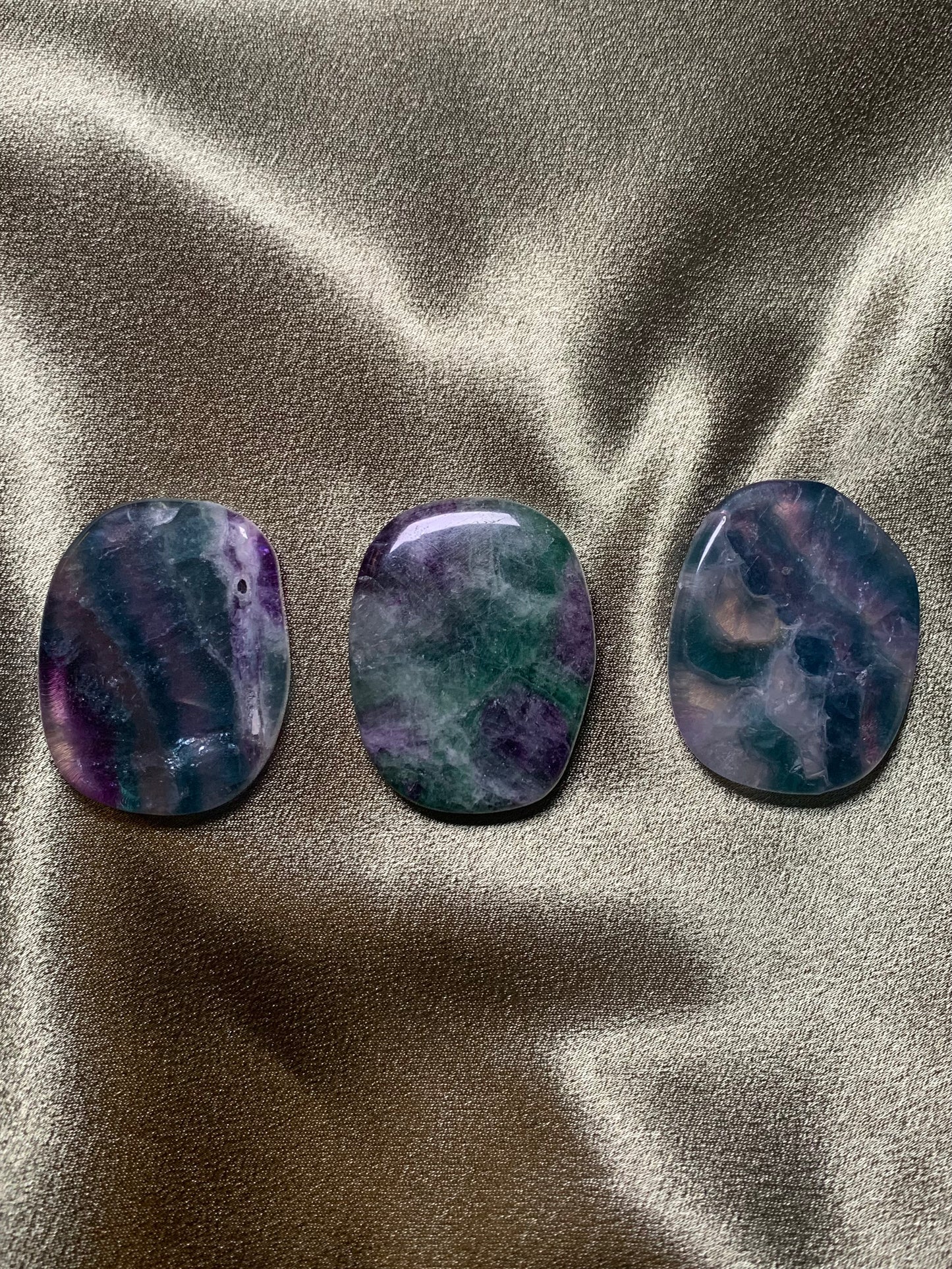 Rainbow Fluorite Flat Stone