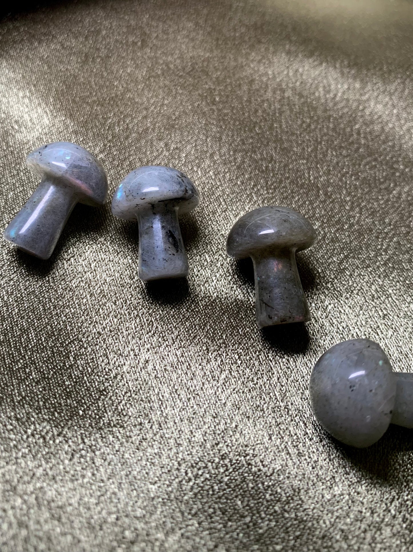 Labradorite Mini Mushroom Carving