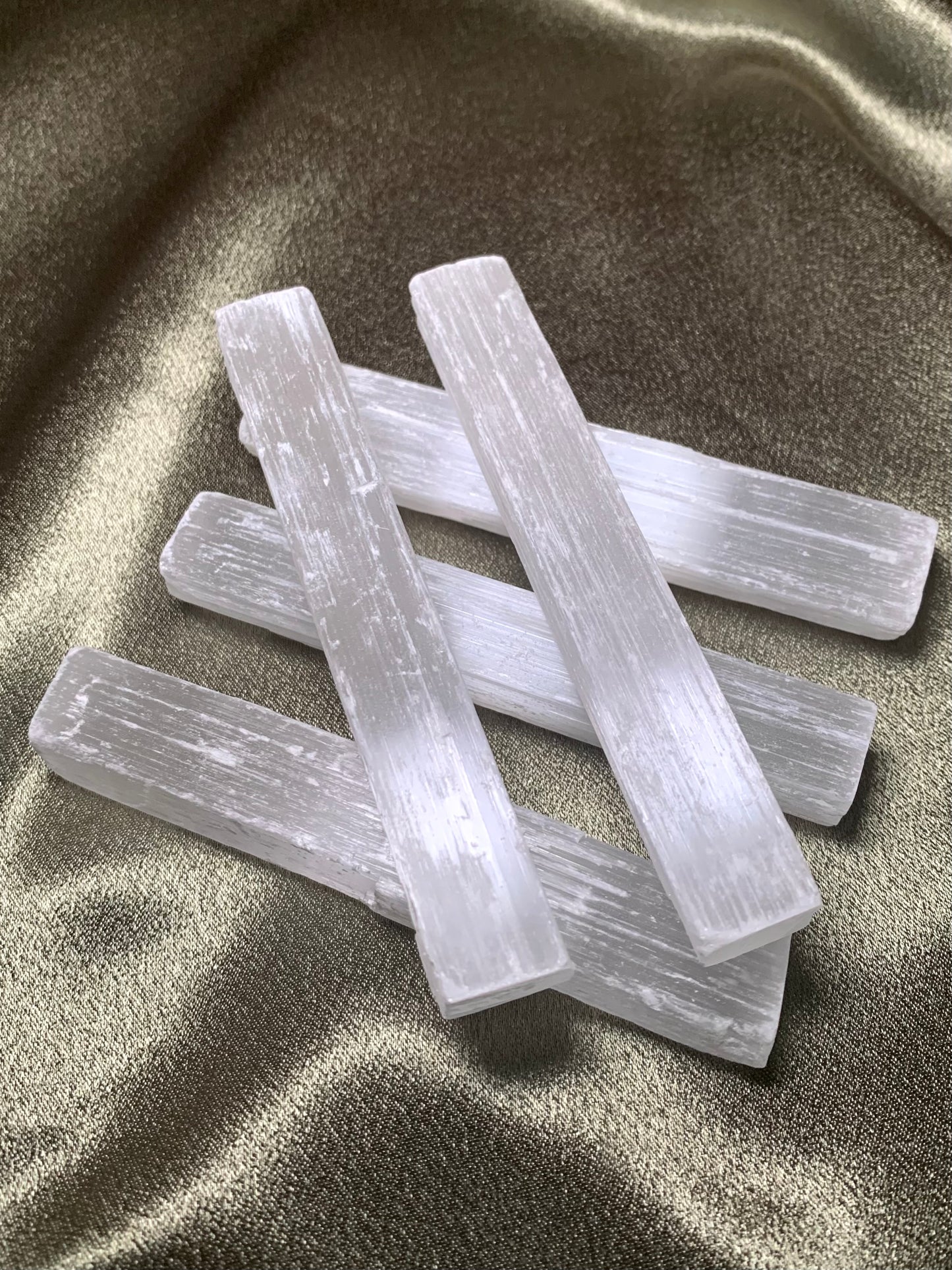 Satin Spar Selenite Wand