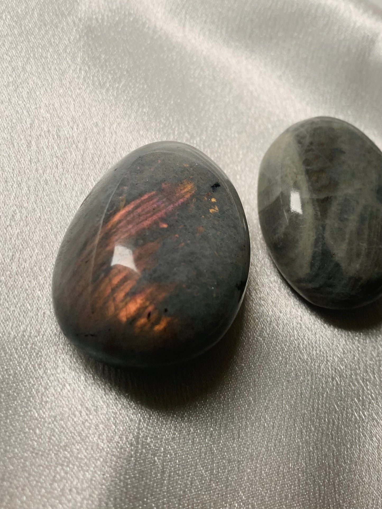 Sunset Labradorite Palm Stone
