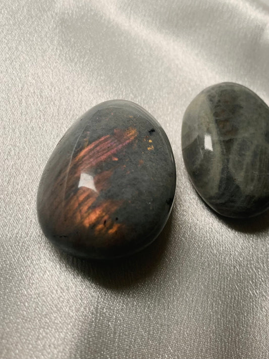 Sunset Labradorite Palm Stone