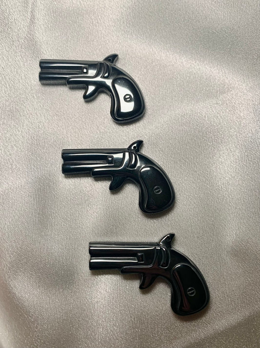 Hematite Revolver Carving
