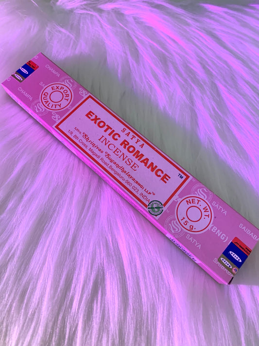 Exotic Romance Satya Incense Sticks