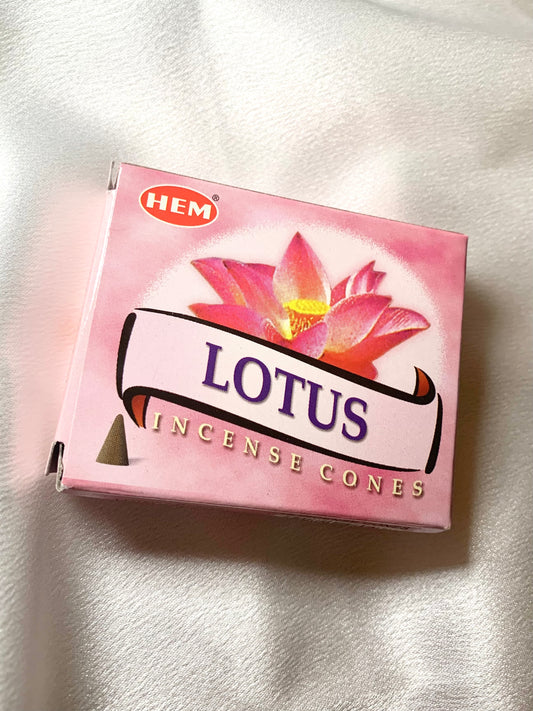 Lotus HEM Incense Cones