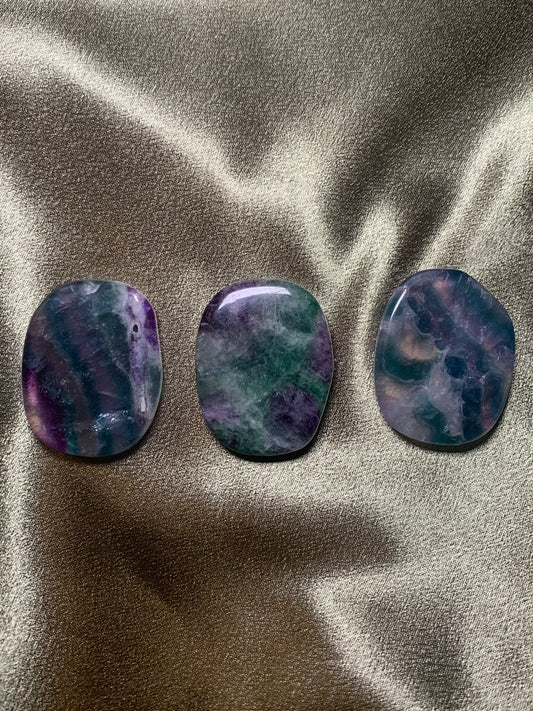 Rainbow Fluorite Flat Stone